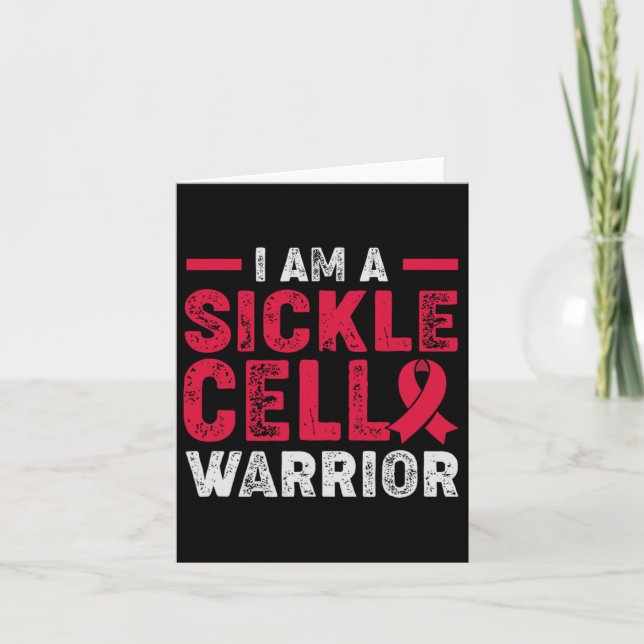 Carte Sensibilisation À L'Anémie Des Cellules De Faucill (Devant)