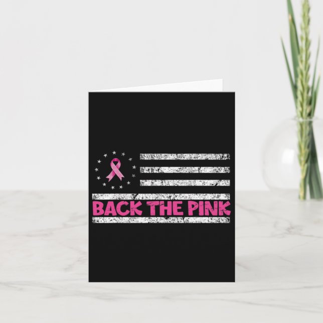 Carte Sensibilisation au cancer du sein Bêsy Rose Drapea (Devant)