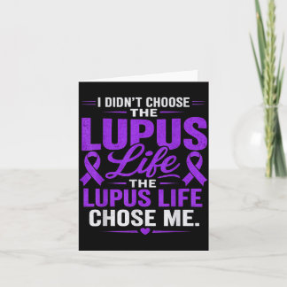 Carte Sensibilisation au lupus Je n'ai pas choisi la vie