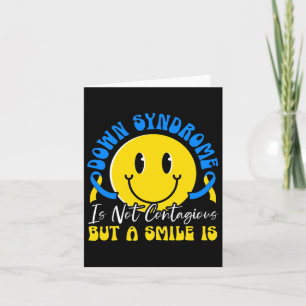 Carte Sensibilisation au syndrome de Down Trisonomie Chr