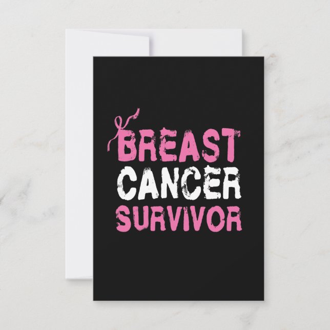 Carte Sensibilisation des survivants du cancer du sein (Devant)