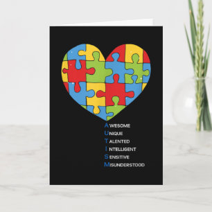 Carte Sensibilisation sur l'autisme