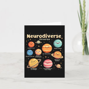 Carte Sensibilisation sur l'autisme de l'éducation Neuro