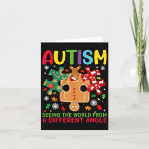 Carte Sensibilisation sur l'autisme Noël Autiste Jour de