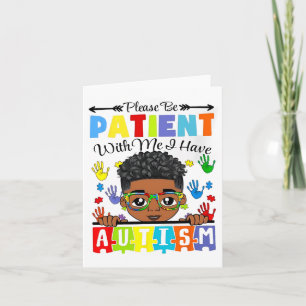 Carte Sensibilisation sur l'autisme S'Il Vous Plaît Soye