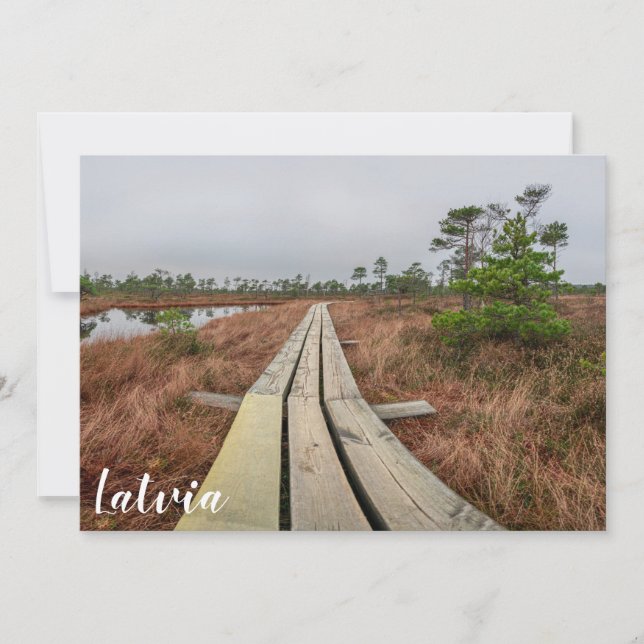 Carte Sentier de randonnée dans le marécage (Devant)