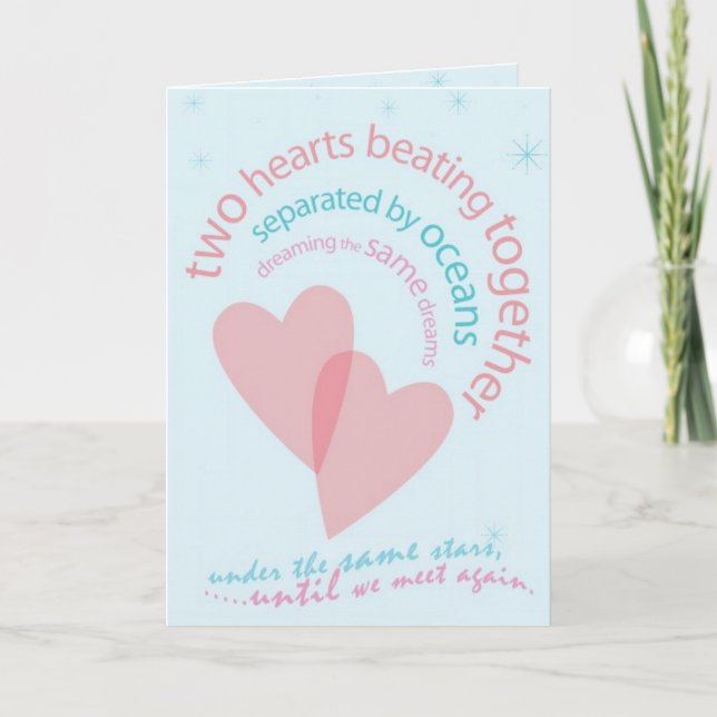 Carte Séparé par des océans (Devant)