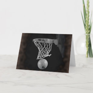 Carte Sepia Basketball