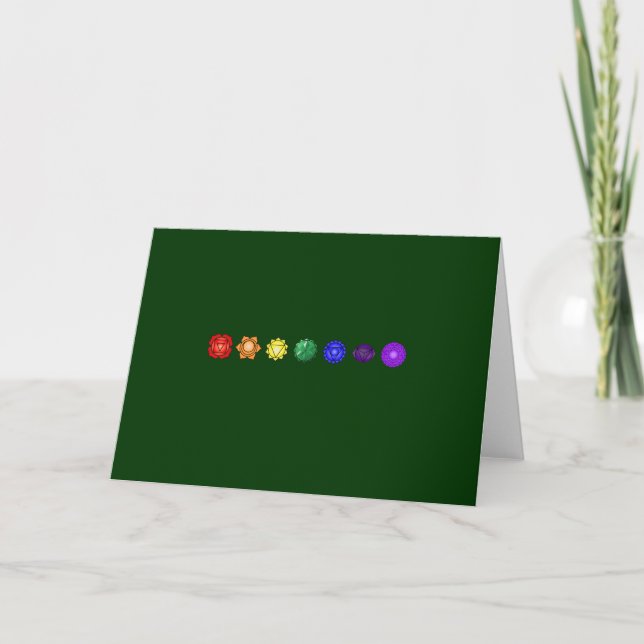 Carte Sept Chakras horizontal (Devant)