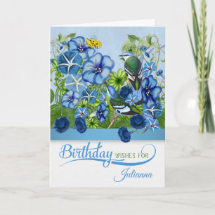 Carte Septembre Matin Glory Garden Anniversaire