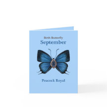 Septembre Papillon Gemstone - Peacock Royal
