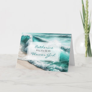 Carte Seras-Tu Ma Fille Fleur ?   Proposition Mariage