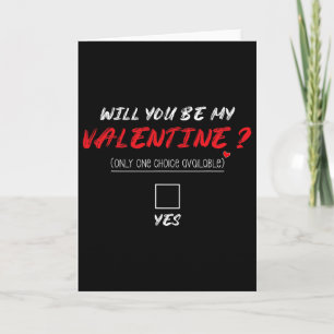 Carte Seras-Tu Mon T-Shirt De La Saint-Valentin