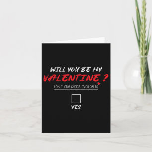 Carte Seras-Tu Mon T-Shirt de la Saint-Valentin