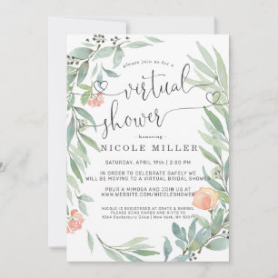 Carte Serene Botanical   Prairie sauvage virtuelle pour 