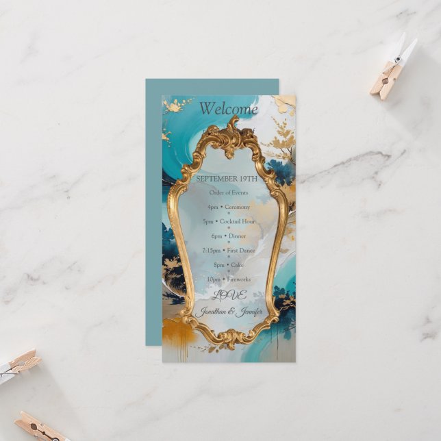 Carte Serene Tranquility Ikebana Thème japonais (Devant/Arrière en situation)