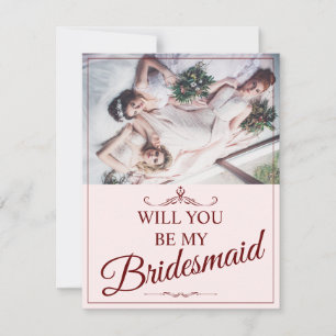 Carte Serez-Vous Ma Femme D'Accueil ? Trois Bridesmaitre