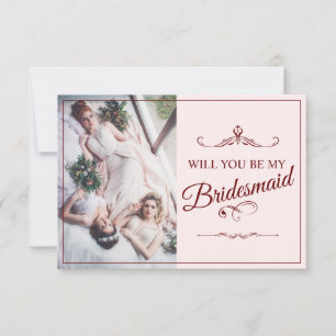 Carte Serez-Vous Ma Femme D'Accueil ? Trois Bridesmaitre