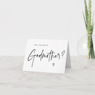 Carte Serez-Vous Ma Godmère Qui Demande Une Proposition 