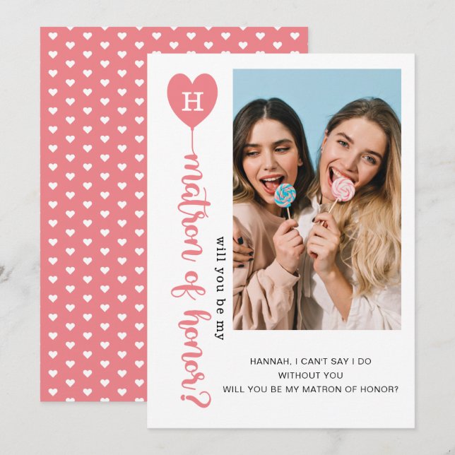 Carte Serez-vous mon chef d'honneur photo (Devant / Derrière)