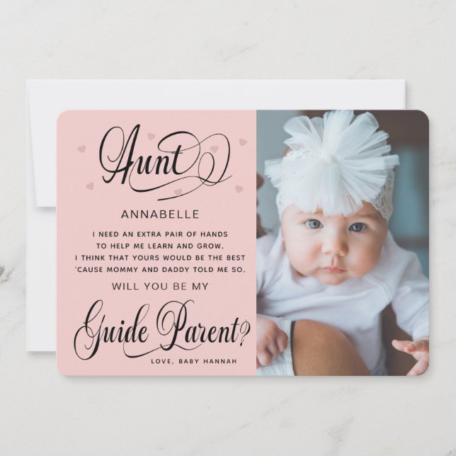 Carte Serez-vous mon guide Photo parent (Devant)