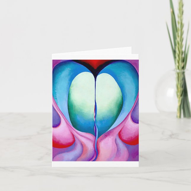 Carte Série 1, no 8, Georgia O'Keeffe, (Devant)