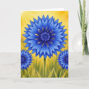 Carte Série Radiant Petal – Bleuet
