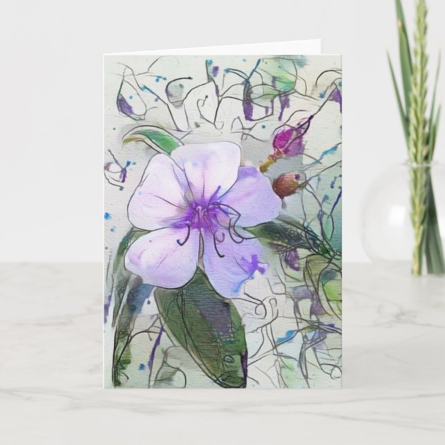 Carte Série Squiggly - Purple (Devant)