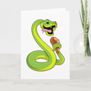 Carte Serpent avec poulet