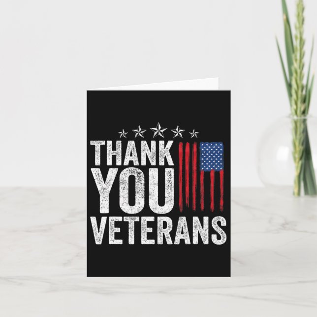 Carte Service aux anciens combattants Merci Patriote Vét (Devant)