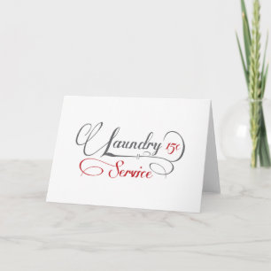 Carte Service de blanchisserie