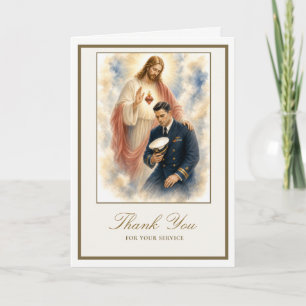 Carte Service militaire du Sacré-Cœur de Jésus