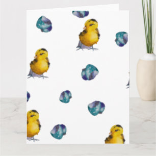 Carte Serviettes de Pâques en tissu Maybelline