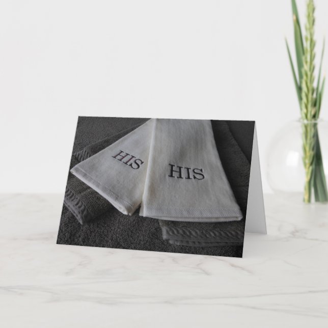 Carte Ses serviettes et ses serviettes (Devant)