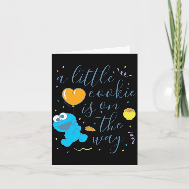 Carte Sesame Street A Little Cookie Is On The Way  (Devant)