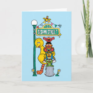 Carte Sesame Street   Joyeux Anniversaire