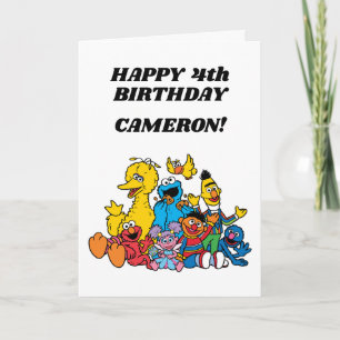 Carte Sesame Street Pals Anniversaire