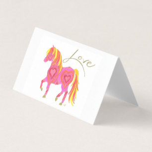 Carte Set Pink Lady Horse par Sherry Jarvis
