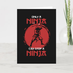 Carte Seul un Ninja peut arrêter un Ninja Fighter