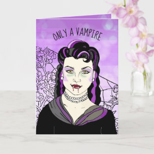 Carte SEULEMENT un vampire, peut vous aimer pour toujour