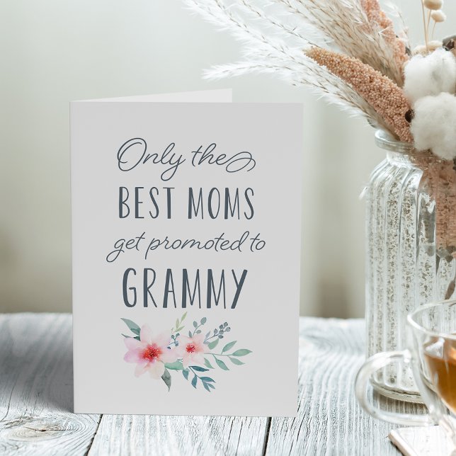 Carte Seules les meilleures mamans sont promues à Grammy (Créateur téléchargé)