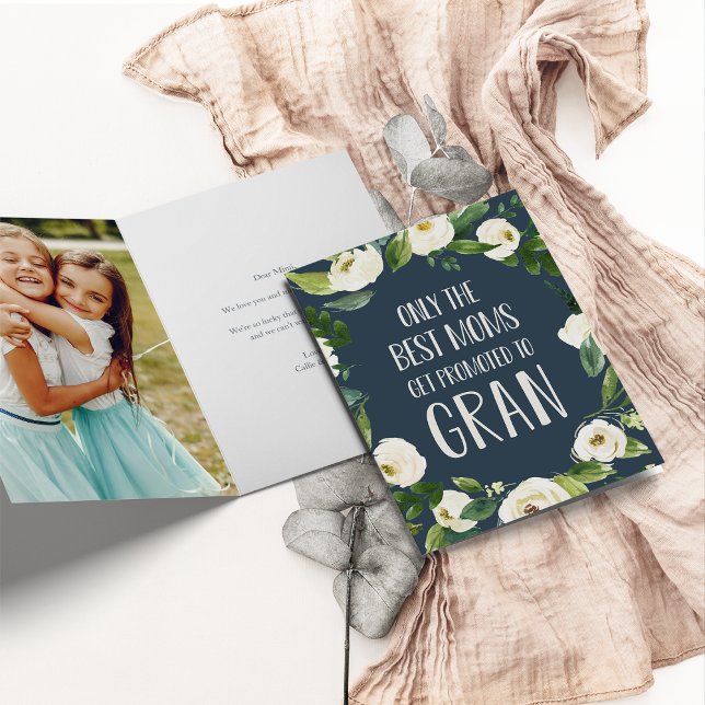 Carte Seules les meilleures mamans sont promues à Gran (Créateur téléchargé)