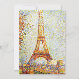 Carte Seurat : La Tour Eiffel