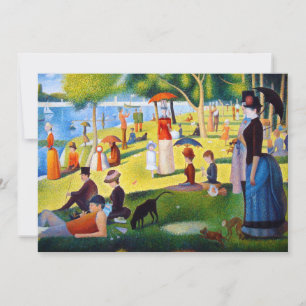 Carte Seurat : Un dimanche à La Grande Jatte