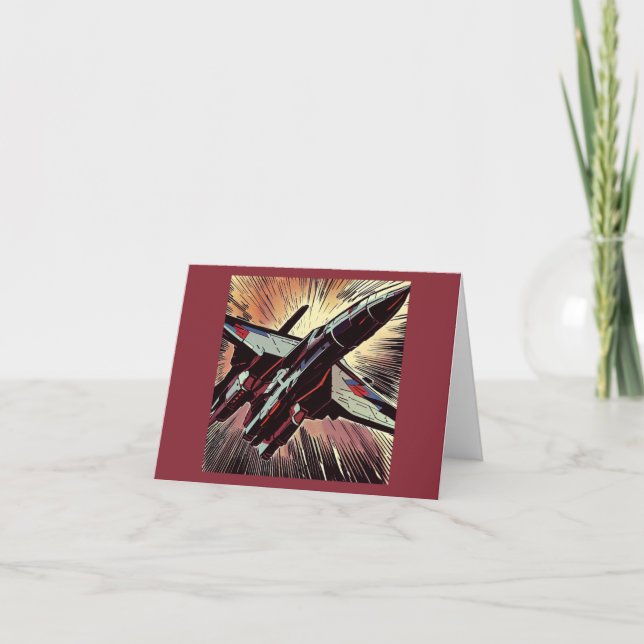 Carte SF - Anime Starfighter Woodcut 2 (Devant)