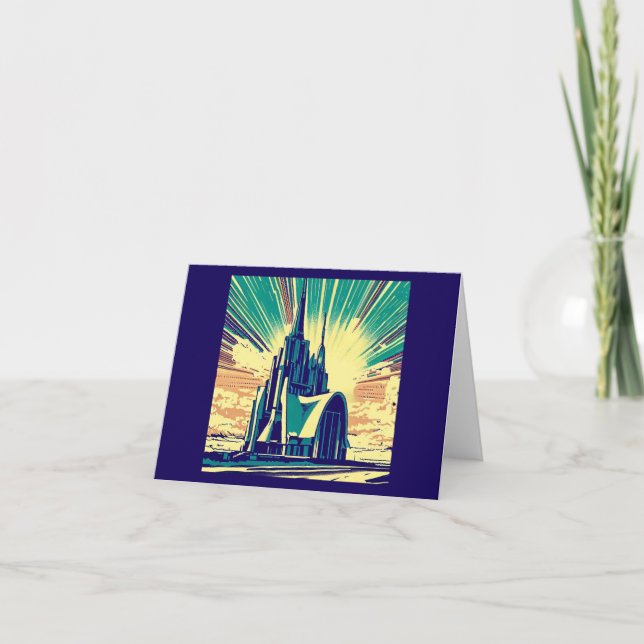 Carte SF Église futuriste 3 (Devant)