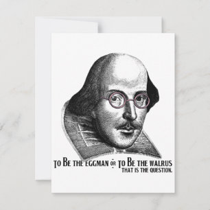 Carte Shakespeare Lennon II