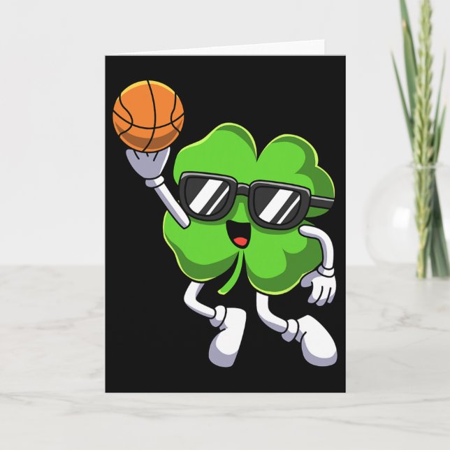 Carte Shamrock Jour de la Saint Patrick amusant Jouer By (Devant)