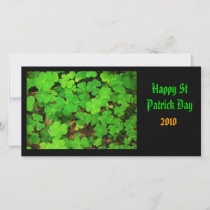Carte Shamrocks sauvages