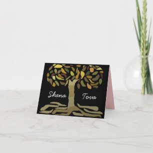 Carte Shana Tova de l'Arbre de Vie